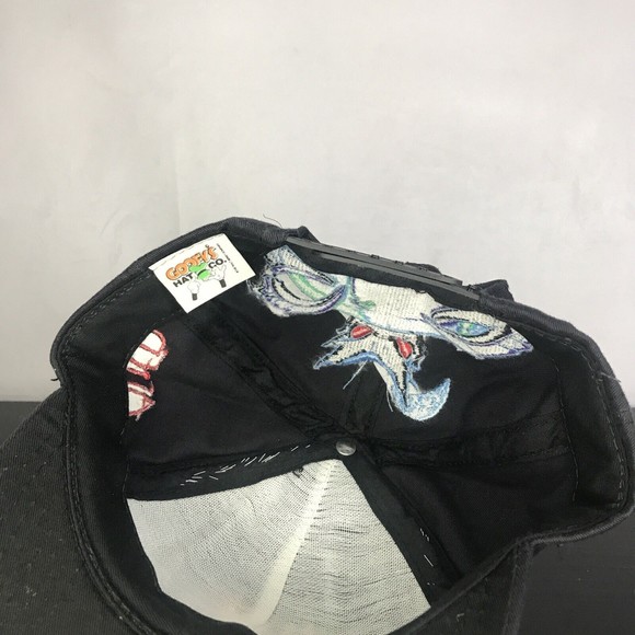 Alien Encounter Disney Vintage Black Red Snapback Hat Cap Made In USA Rare! - Picture 5 of 6